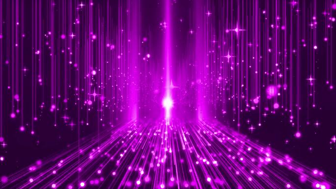 浪漫紫色粒子空间背景（红紫蓝五彩之一）