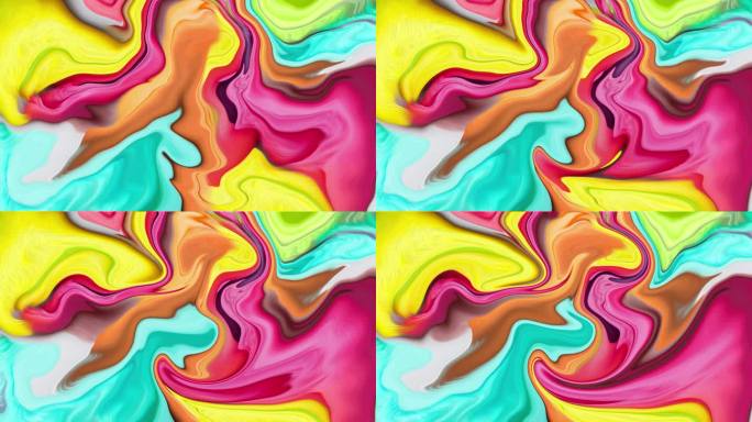 抽象彩色流体波纹背景