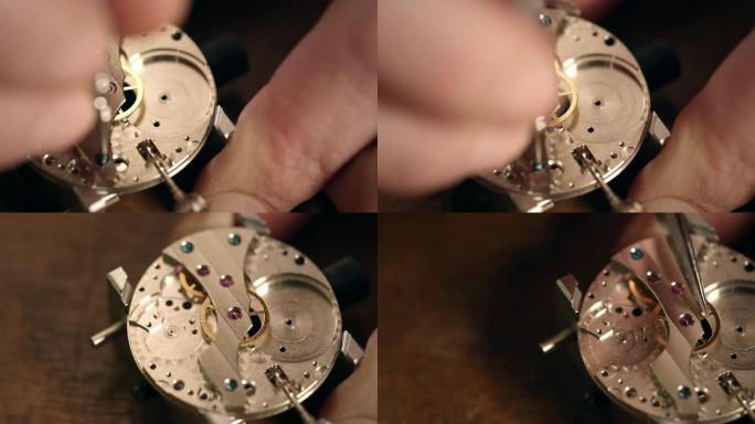 手表制造商组装手表