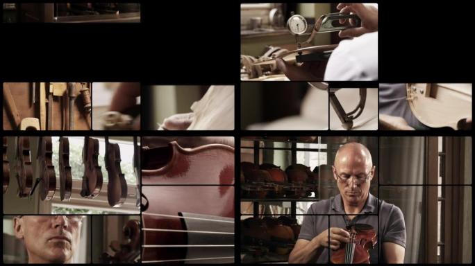 小提琴制造者制作小提琴的屏幕截图
