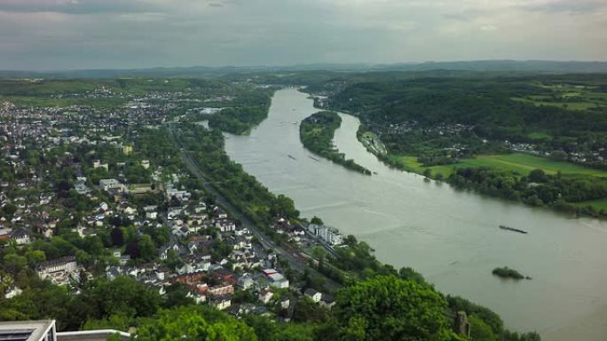 与柯尼希斯温特一起对莱茵河谷进行空中拍摄