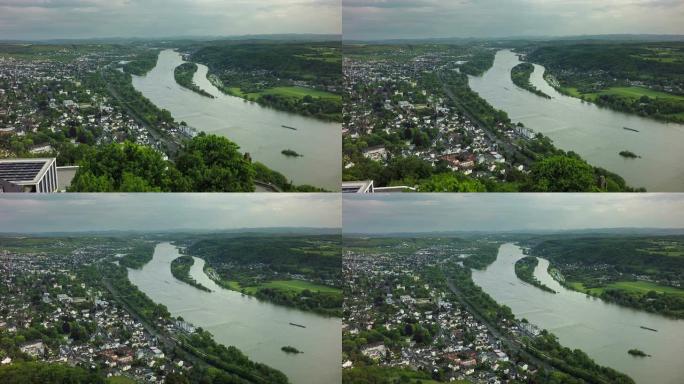 与柯尼希斯温特一起对莱茵河谷进行空中拍摄