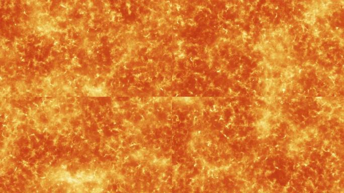 像太阳表面一样脉动的热宇宙熔岩