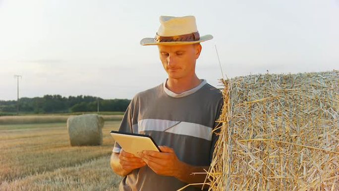 高清DOLLY:农民肖像与数字平板电脑