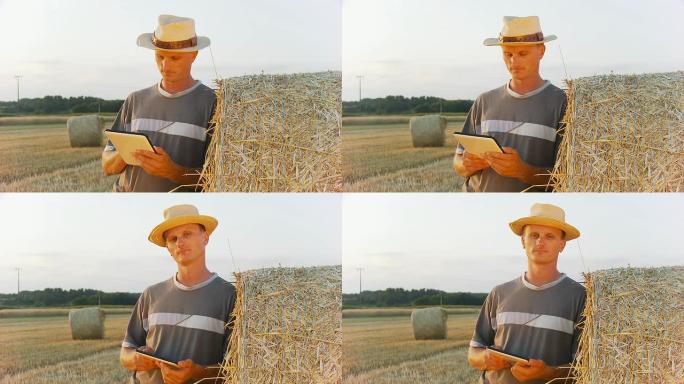 高清DOLLY:农民肖像与数字平板电脑