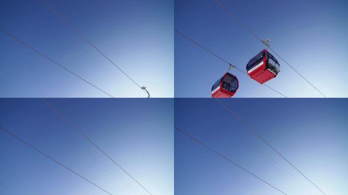 滑雪缆车滑雪缆车