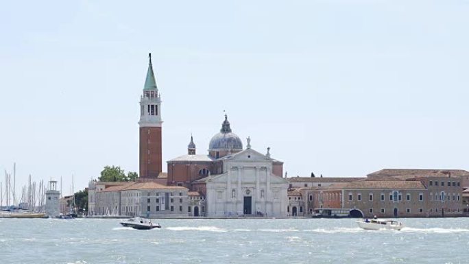 意大利威尼斯圣乔治·马焦雷教堂的景色