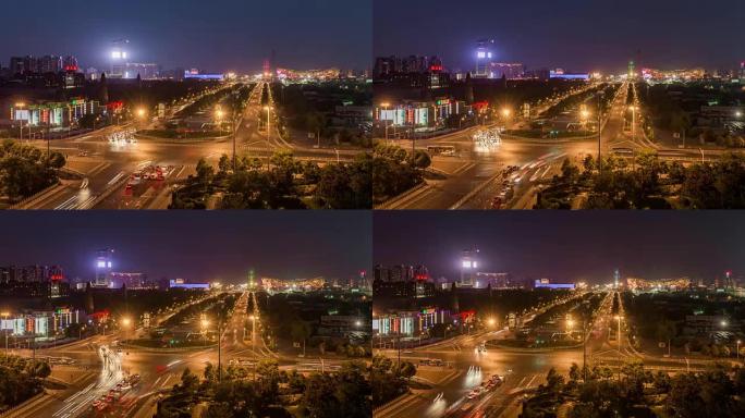 北京夜间交通 (WS HA LR Pan)