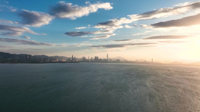 【4K】深圳湾晨曦大景城市宣传片