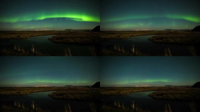 时差：北极光，冰岛