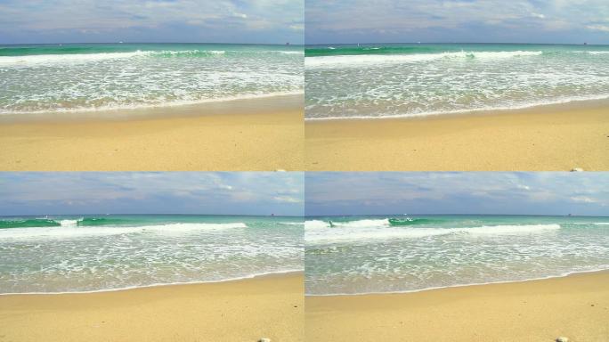 高清超级慢镜头：佛罗里达海岸
