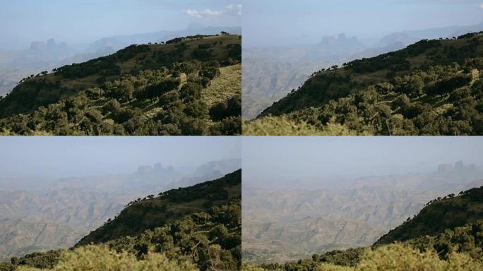 埃塞俄比亚的西门山脉。