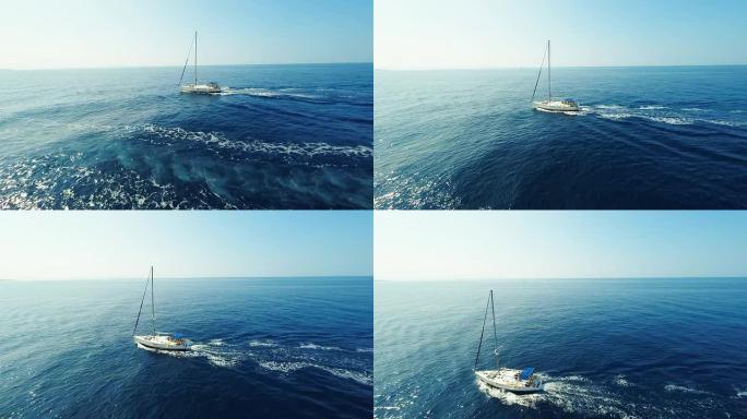亚得里亚海的航空帆船