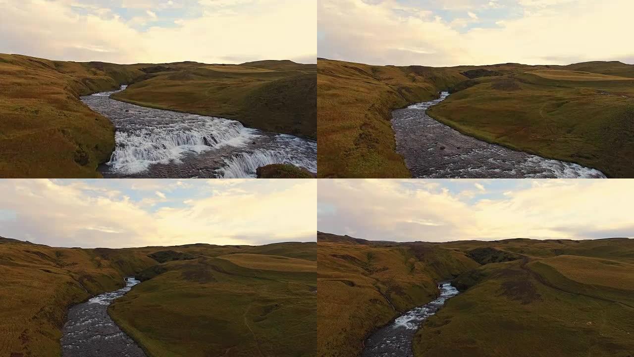 冰岛的空中河流冰岛的空中河流