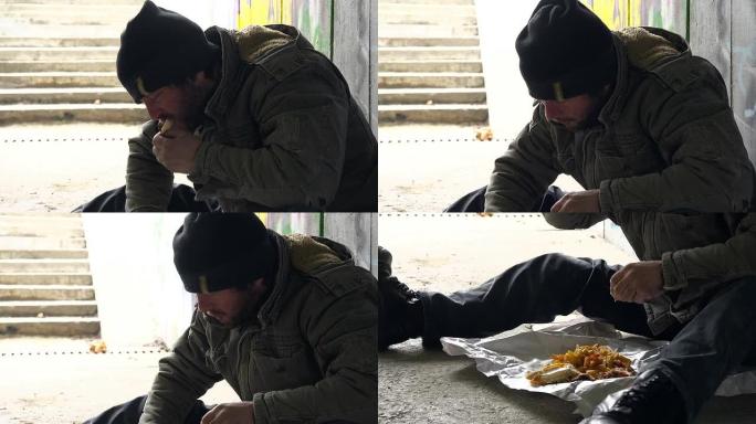 高清多莉: 饥饿的无家可归者