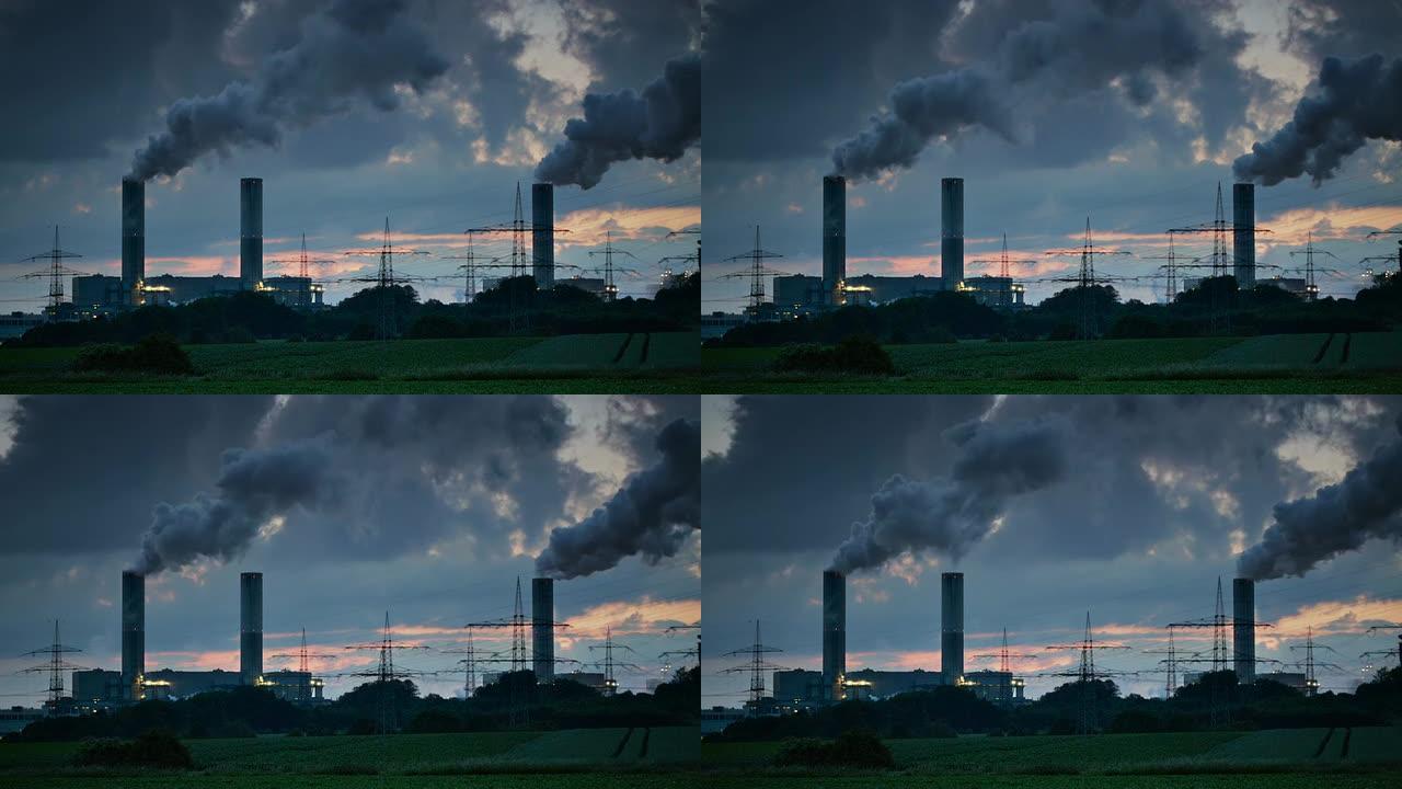 大型发电厂，空气污染