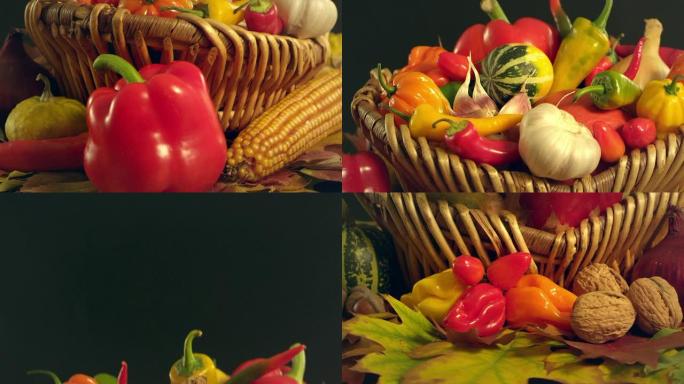 秋季蔬菜成分蔬菜瓜果蔬菜合集蔬菜食材