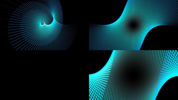 抽象扭曲背景抽象粒子扭曲动态波浪线条