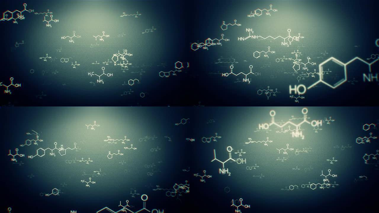 分子结构穿梭分子满屏