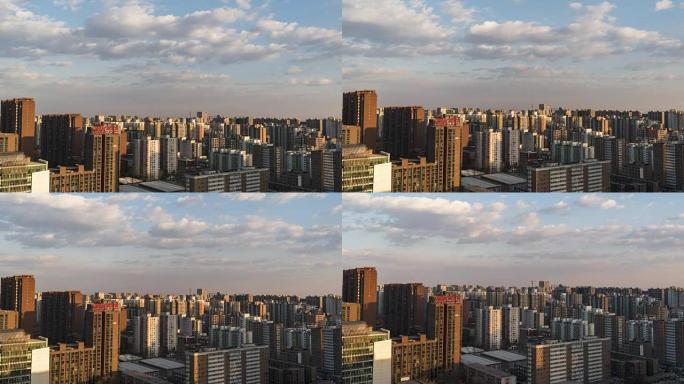 T/L WS HA TD北京居民区城市景观，戏剧性的天空