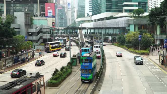 香港交通大镜头的实时