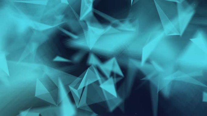 4k分辨率多边形未来数字背景，科学技术抽象背景