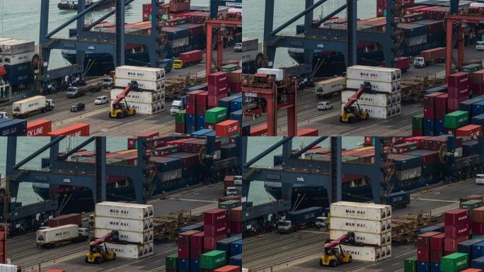 延时: 香港青衣港海运集装箱港货船货运