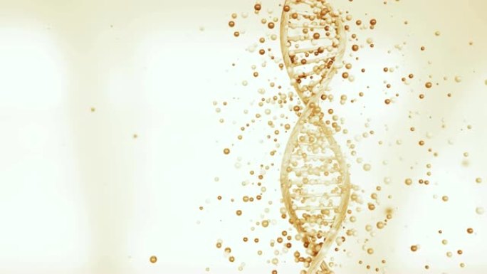 4K DNA基因编辑概念。