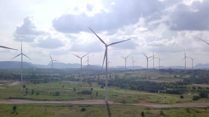 风力涡轮机场清洁能源