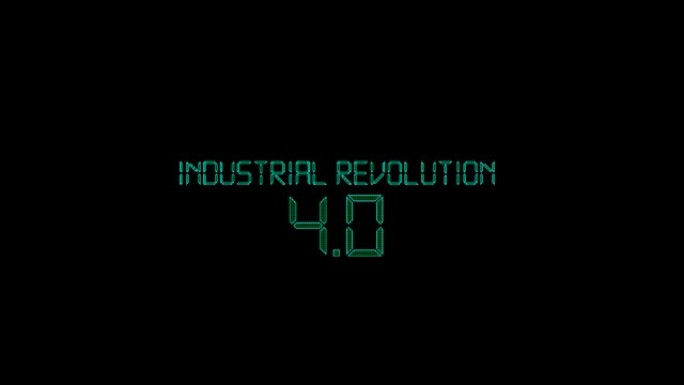 工业革命故障排版字母4.0