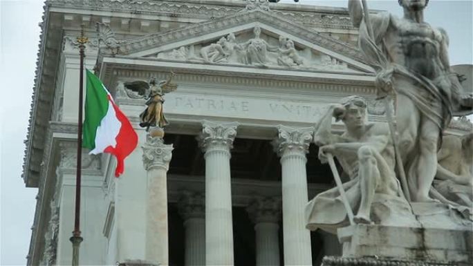 意大利罗马的国家祭坛(又名维多利亚时代)。