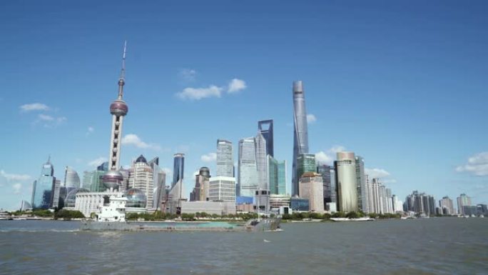 白天看上海上海上海地标建筑上海金融