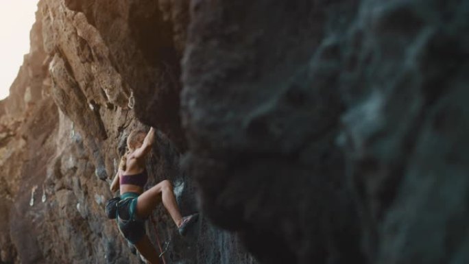 适合女性攀岩女性攀岩