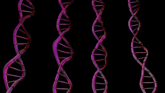4k抽象DNA双螺旋。