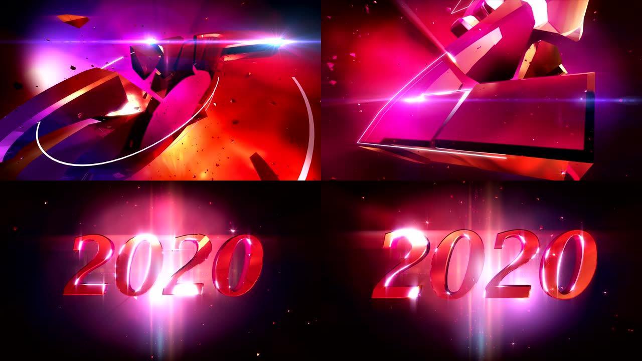 4K新年2020开幕动画