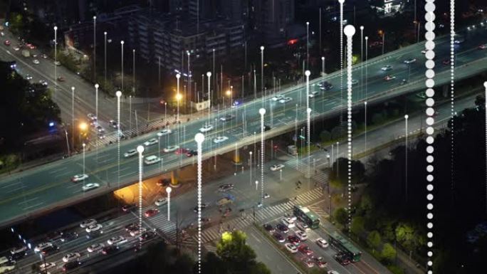 智能交通矩阵无人驾驶智能交通智慧城市