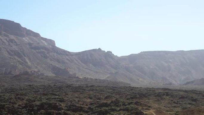 特内里费岛干燥的火山景观。泰德火山