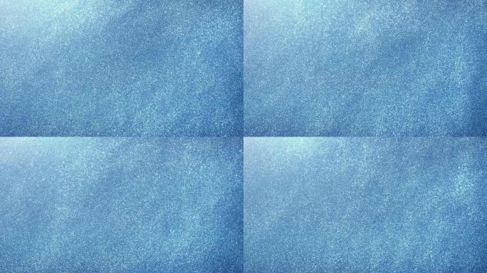 浅蓝色闪光/雪背景-循环