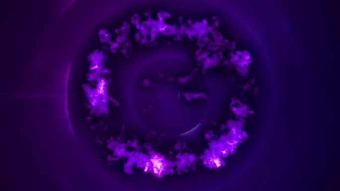 紫色背景上的爆炸