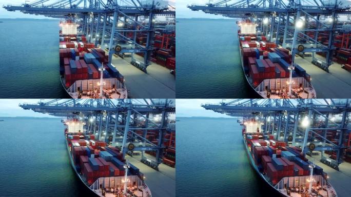 货船出口/进口海运码头港口轮船外贸易远洋