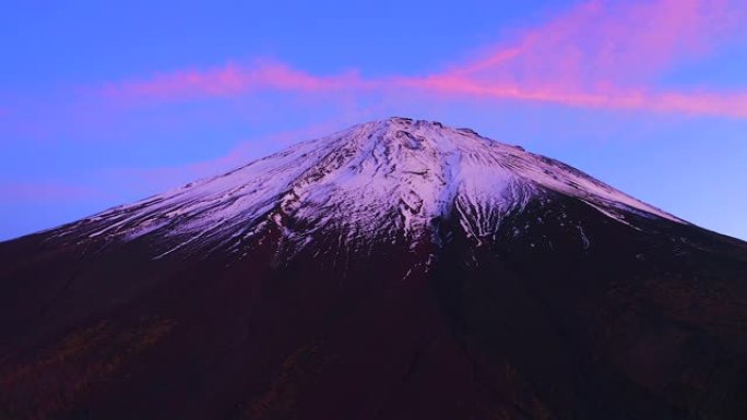 富士山的鸟瞰图国外地标外国标志大山海外东