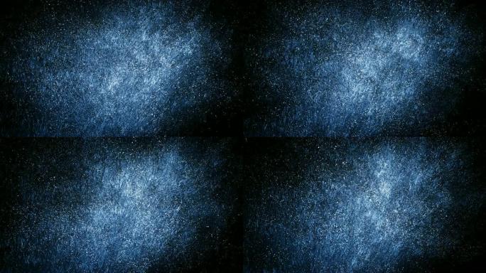 蓝色粒子云-循环升格视频循环动画动态背景