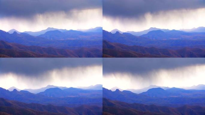 山里的暴风雨云山里的暴风雨云下雨山脉