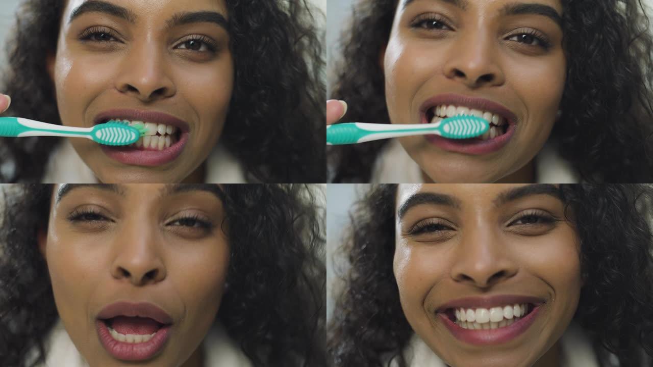 如果你想要完美的牙齿，你必须刷牙