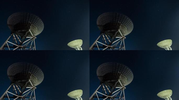 T/L射电望远镜夜间观测银河系