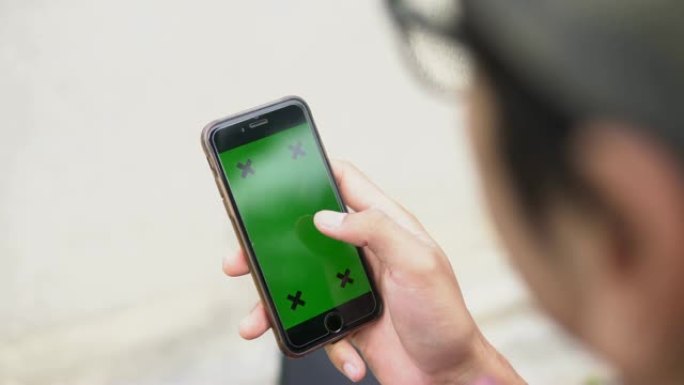 智能手机绿屏智能手机绿幕绿屏触屏划屏虚拟