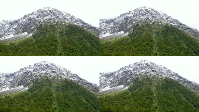 雪山的风景雪林雪景冰天雪地
