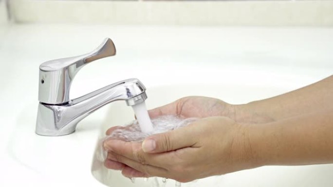 安全洗手，防止冠状病毒新型冠状病毒肺炎感染