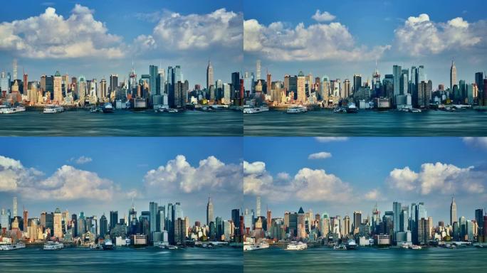 曼哈顿中部地标海上流云