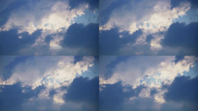 云天时间流逝云层乌云空镜头
